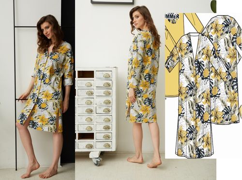 Халаты пеньюары цвет размер фото