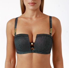 COQUETTE REVUE Купальник раздельный SWIM LUREX sw55001-09/sw63001-09 (На поролоне)